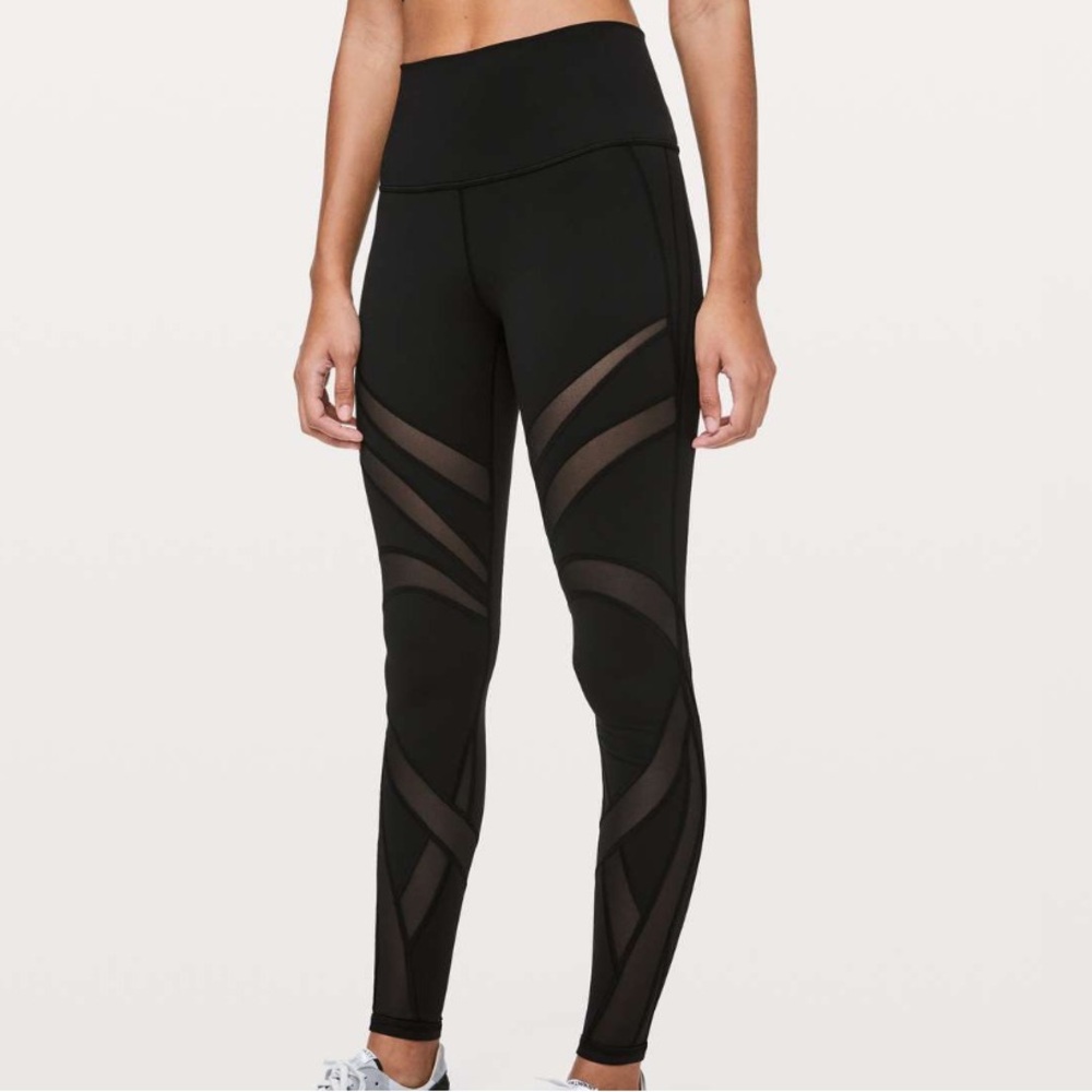 Lululemon wunder under  - mesh - size 8